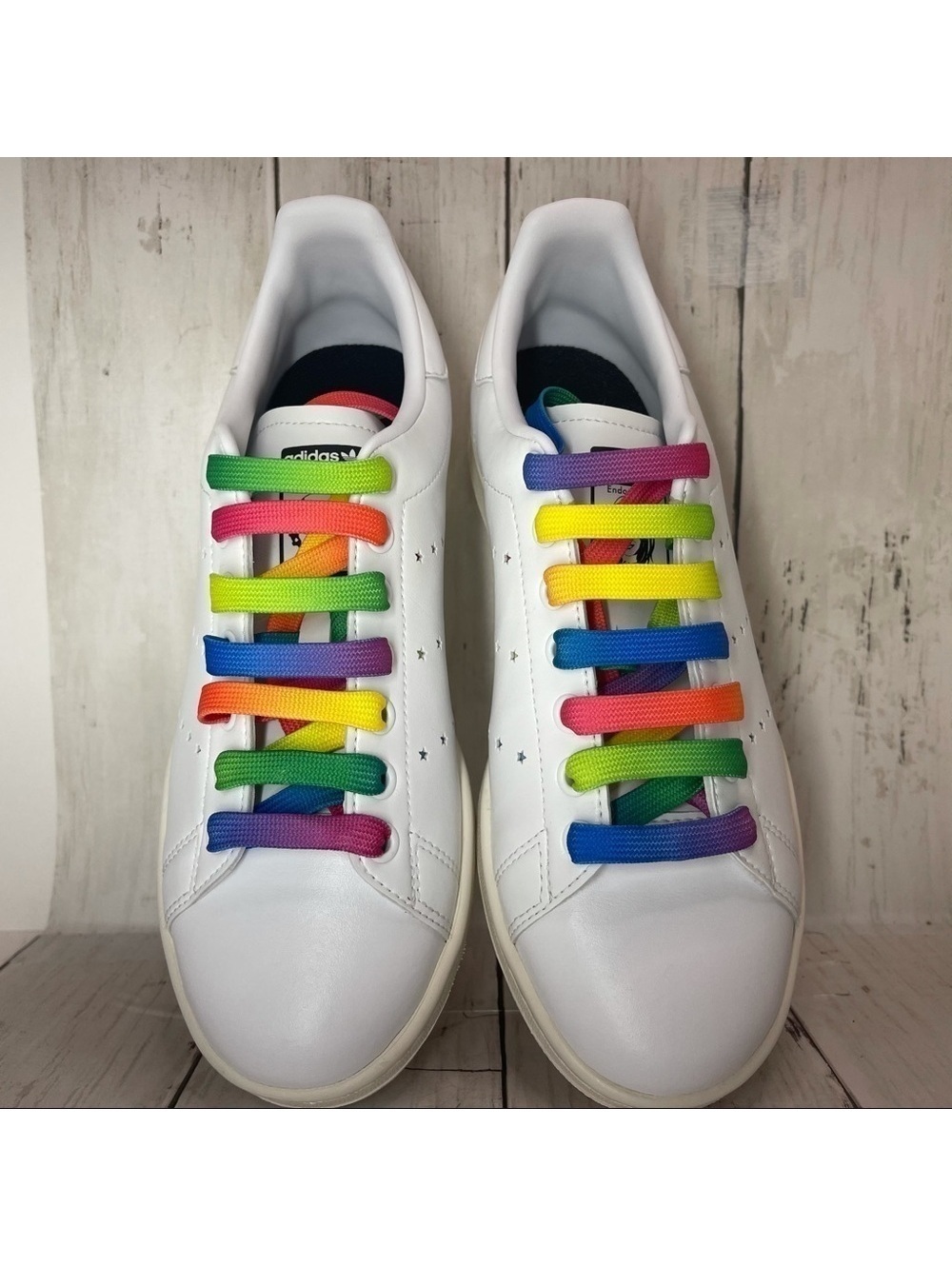 NWOB Adidas +Stella McCartney Stan Smith Sneakers Size 38 - Picture 7 of 9